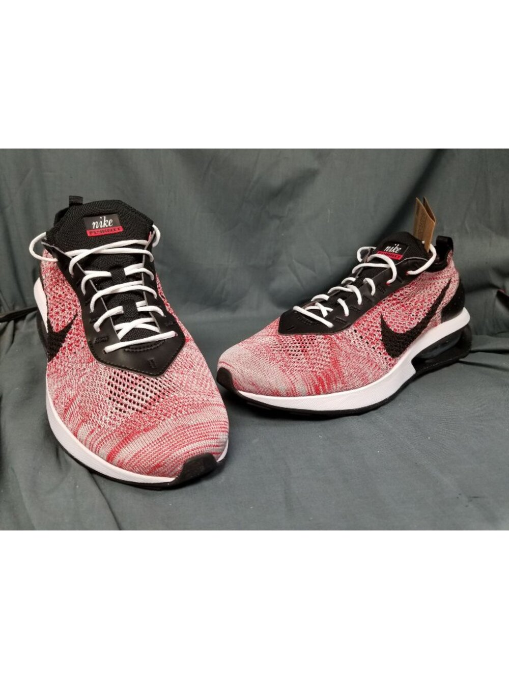 Nike Air Max Flyknit Racer Red Wolf Grey Sneakers Mens Size 9 NEW IN BOX!